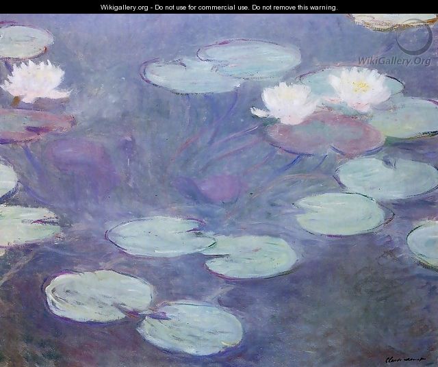 Pink Water Lilies - Claude Oscar Monet