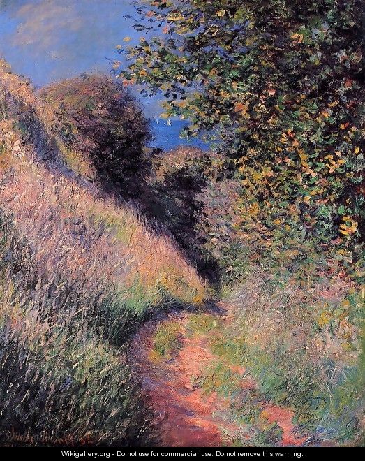 Path At Pourville - Claude Oscar Monet