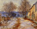 Snow Effect At Limetz - Claude Oscar Monet