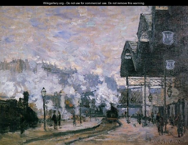 Saint Lazare Station The Western Region Goods Sheds - Claude Oscar Monet