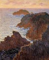 Rocks At Belle Ile Port Domois - Claude Oscar Monet