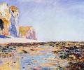 Beach And Cliffs At Pourville Morning Effect - Claude Oscar Monet
