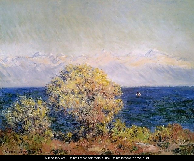 At Cap D Antibes2 - Claude Oscar Monet