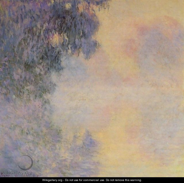 Arm Of The Seine Near Giverny In The Fog - Claude Oscar Monet