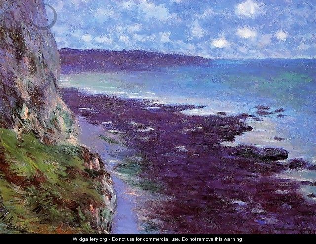 Cliff Near Dieppe - Claude Oscar Monet