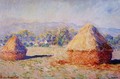 Grainstacks In The Sunlight Morning Effec - Claude Oscar Monet