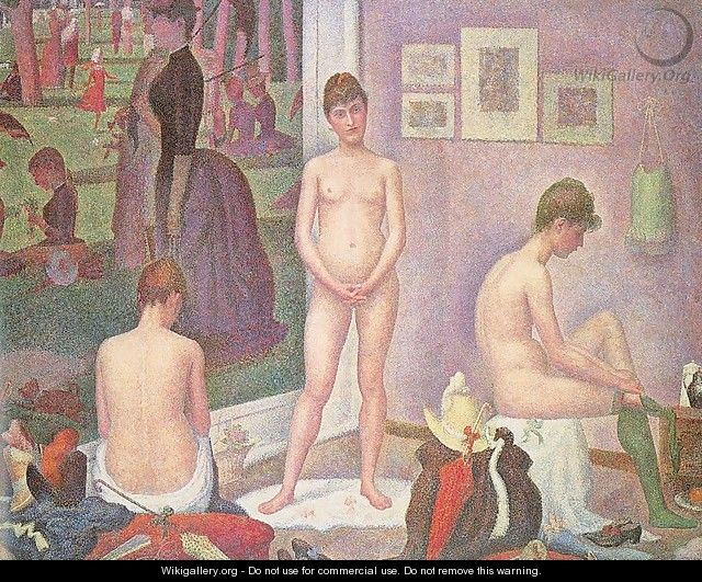 Les Poseuses 1886-88 - Georges Seurat