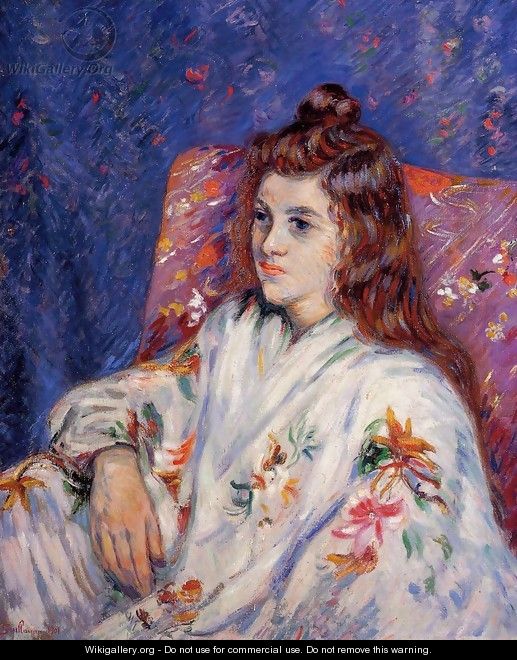 Portrait Of Madeleine - Armand Guillaumin