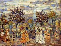 In The Luxembourg Gardens - Maurice Brazil Prendergast