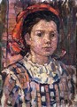 Portrait Of A Young Girl - Maurice Brazil Prendergast