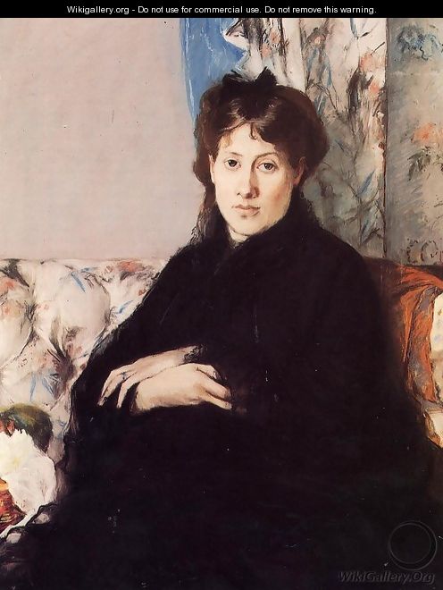 Portrait Of Madame Pontillon - Berthe Morisot
