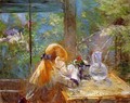 On The Veranda - Berthe Morisot