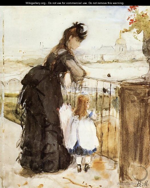 On the Balcony 1872 - Berthe Morisot