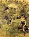 Young Woman And Child On An Isle - Berthe Morisot