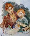 Woman And Child - Berthe Morisot