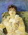 Young Woman On A Couch - Berthe Morisot