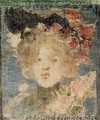 Head Of A Girl (with Roses) - Maurice Brazil Prendergast