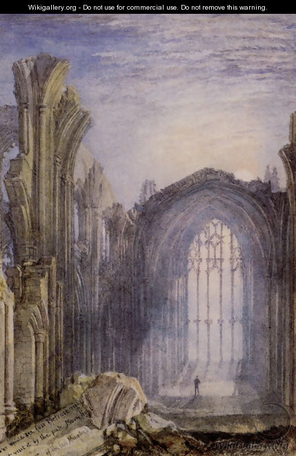 Melrose Abbey - Joseph Mallord William Turner