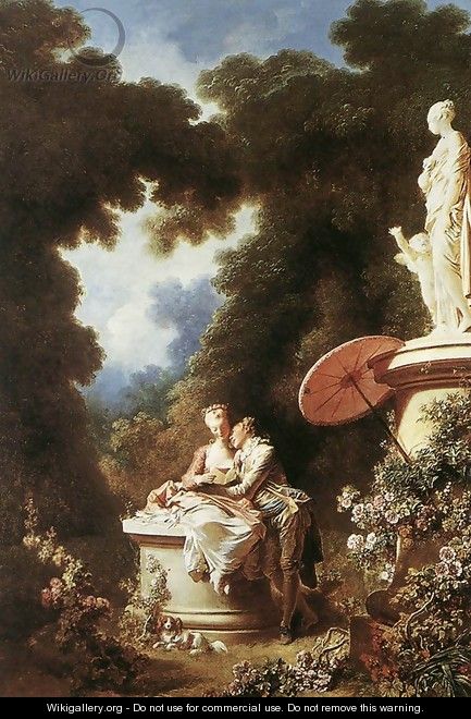 The Confession of Love 1771 - Jean-Honore Fragonard