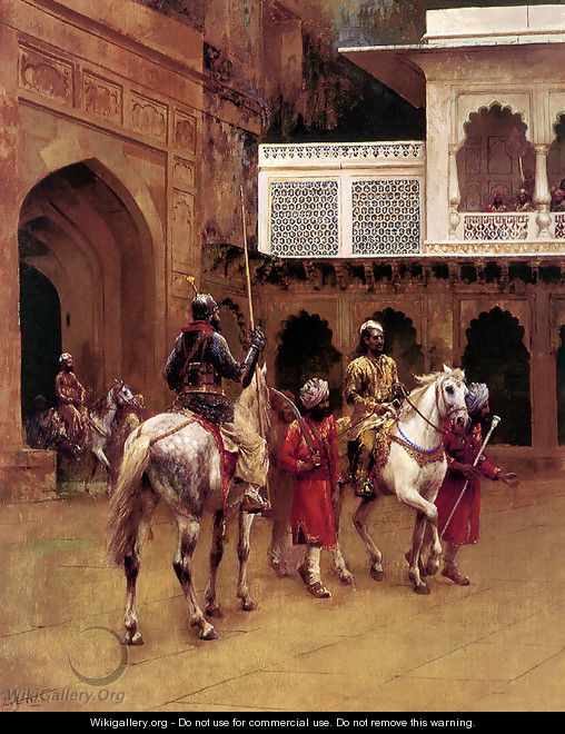 Indian Prince Palace Of Agra - Edwin Lord Weeks