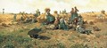 Peasants Lunching In A Field - Daniel Ridgway Knight