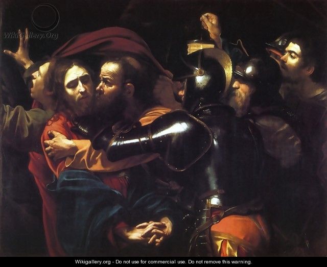 Taking of Christ c. 1598 - Caravaggio