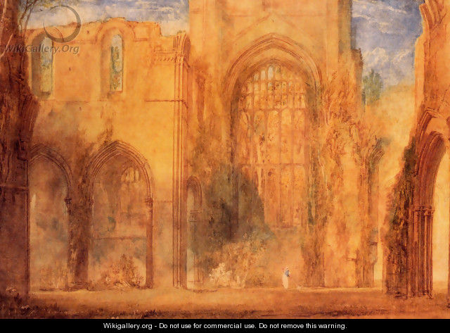 Interior Of Fountains Abbey Yorkshire - Joseph Mallord William Turner