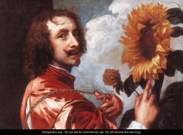 Self-portrait with a Sunflower c. 1632 - Sir Anthony Van Dyck