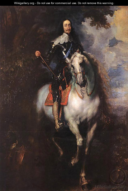 Equestrian Portrait of Charles I, King of England 1635-40 - Sir Anthony Van Dyck