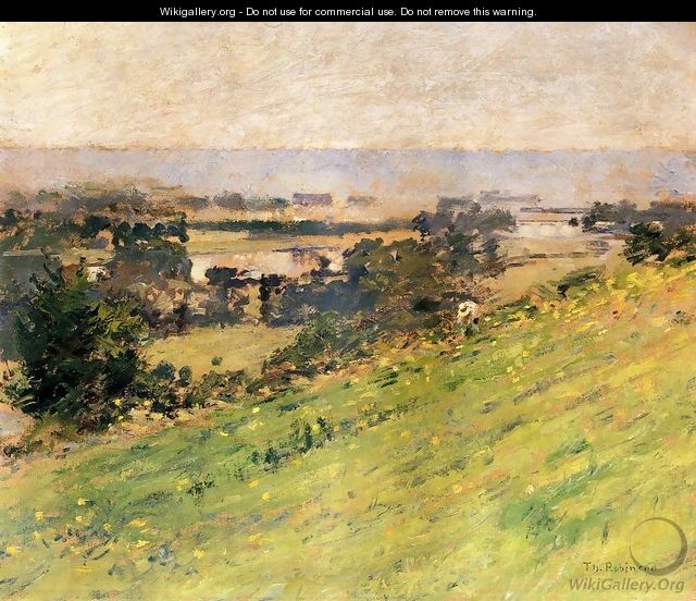 View Of The Seine - Theodore Robinson
