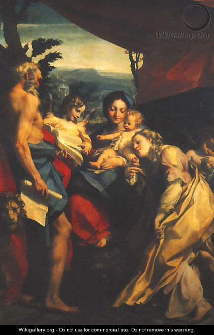 Madonna and Child with Sts Jerome and Mary Magdalen (The Day) 1525 - Correggio (Antonio Allegri)