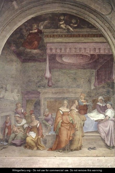 Birth Of The Virgin 1514 - Andrea Del Sarto