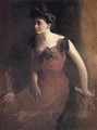 Woman In A Red Dress - John White Alexander