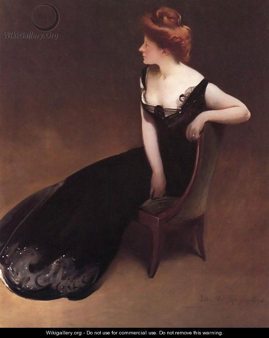 Portrait Of Mrs V (Mrs Herman Duryea) - John White Alexander