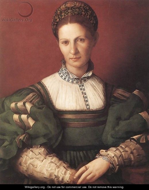 Portrait of a Lady in Green, 1530-32 - Agnolo Bronzino