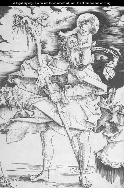 St Christopher 1514 - Hans Baldung Grien