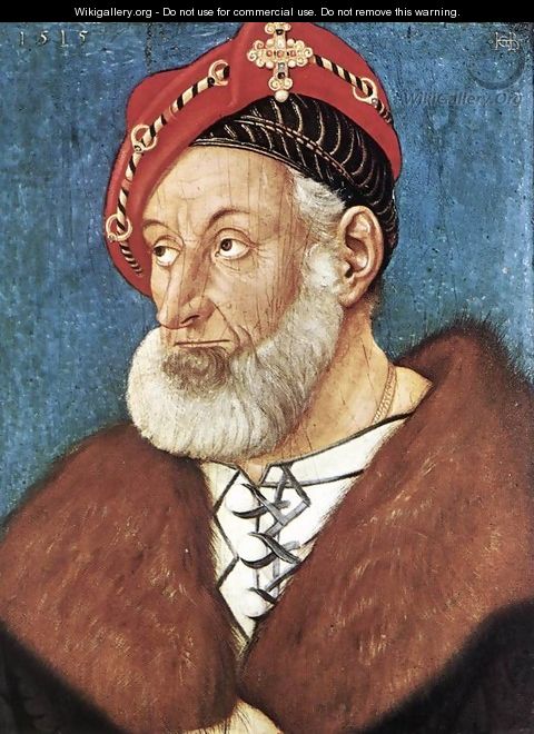 Count Christoph I Of Baden 1515 - Hans Baldung Grien