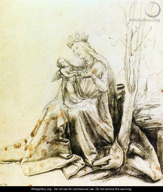 Virgin and Child 1514-19 - Matthias Grunewald (Mathis Gothardt)