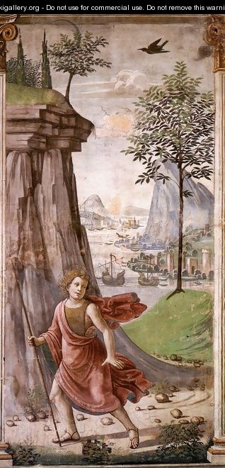 St John The Baptist In The Desert - Domenico Ghirlandaio