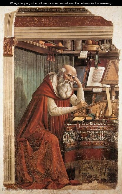 St Jerome in his Study 1480 - Domenico Ghirlandaio