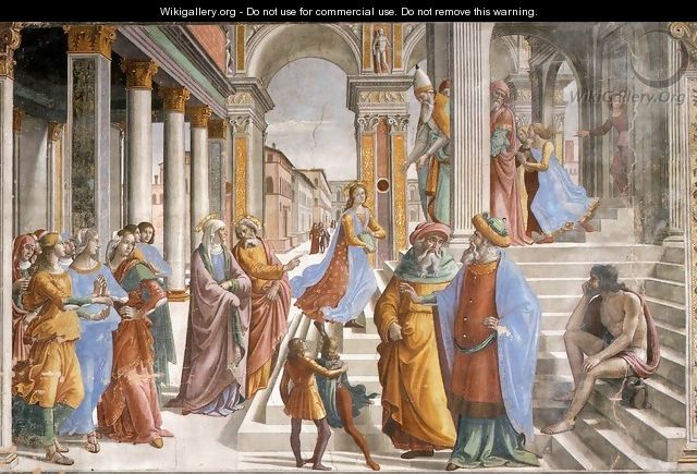 Presentation Of The Virgin At The Temple - Domenico Ghirlandaio
