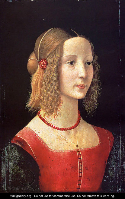 Portait Of A Girl - Domenico Ghirlandaio