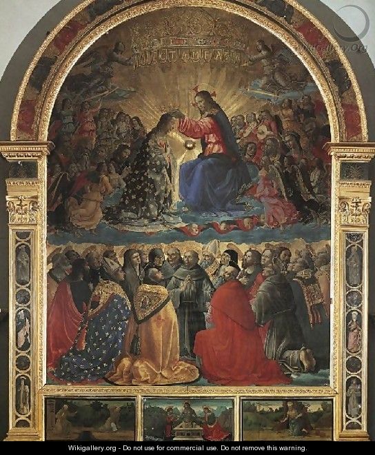 Coronation of the Virgin 1486 2 - Domenico Ghirlandaio