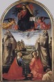 Christ in Heaven with Four Saints and a Donor c 1492 - Domenico Ghirlandaio