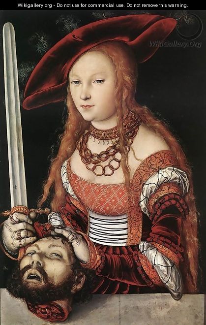 Judith with the Head of Holofernes c. 1530 - Lucas The Elder Cranach