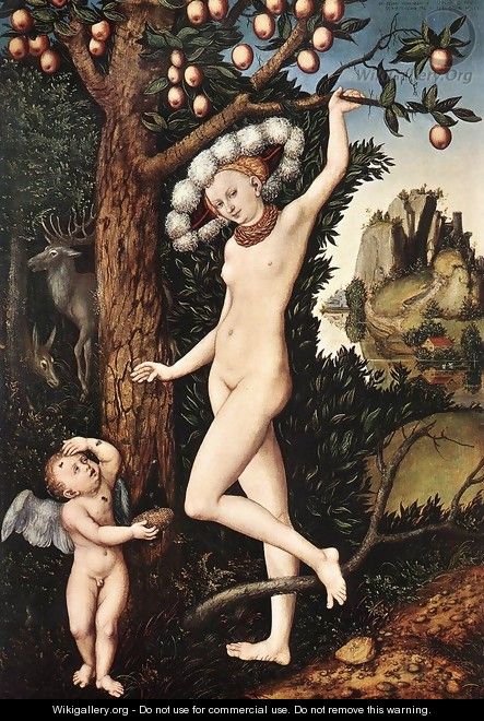 Cupid Complaining to Venus 1530 - Lucas The Elder Cranach