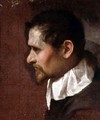 Self-Portrait in Profile 1590s - Annibale Carracci