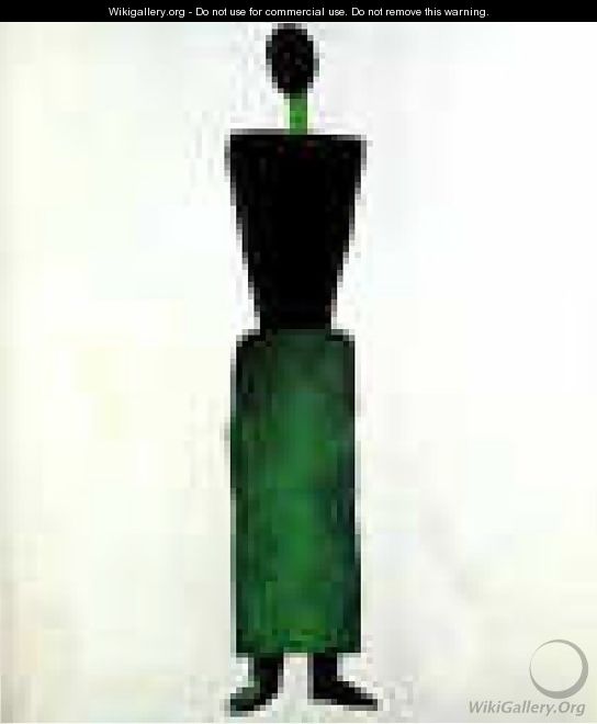 Suprematism Female Figure - Kazimir Severinovich Malevich