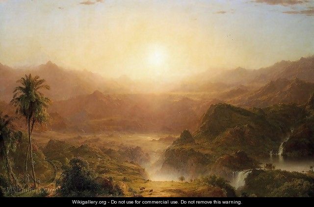 The Andes Of Ecuador2 - Frederic Edwin Church