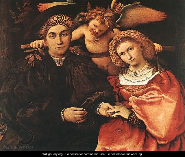 Messer Marsilio and his Wife 1523 - Lorenzo Lotto